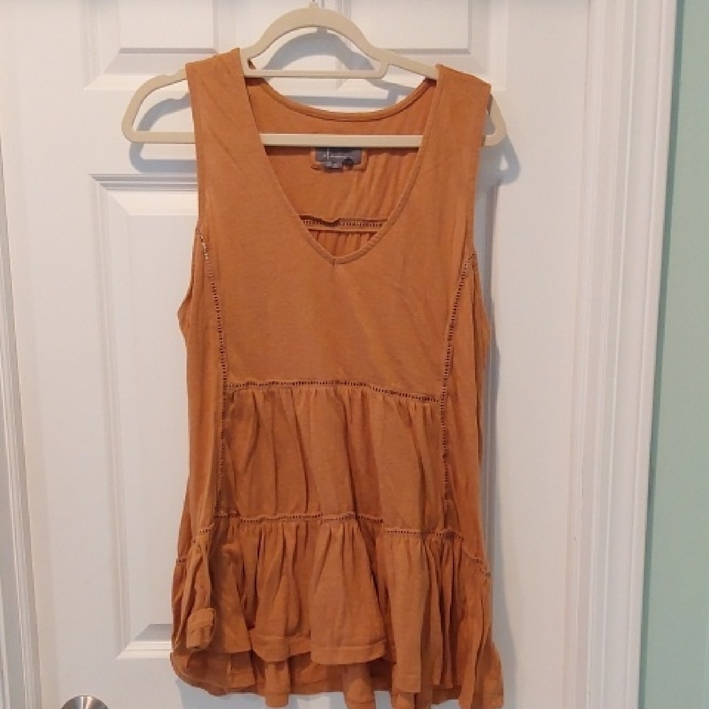 Anthropologie Amber Tiered Tank Top